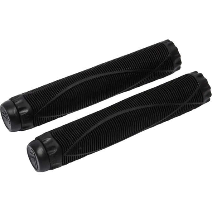 Набор TECH TEAM грипсы 2шт с барендами Fish, 170mm,на трюковой самокат 294354 black NN010316